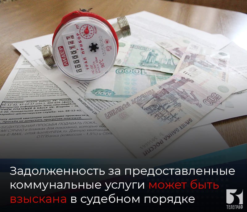 Задолженность за предоставленные коммунальные услуги может быть взыскана в судебном порядке.