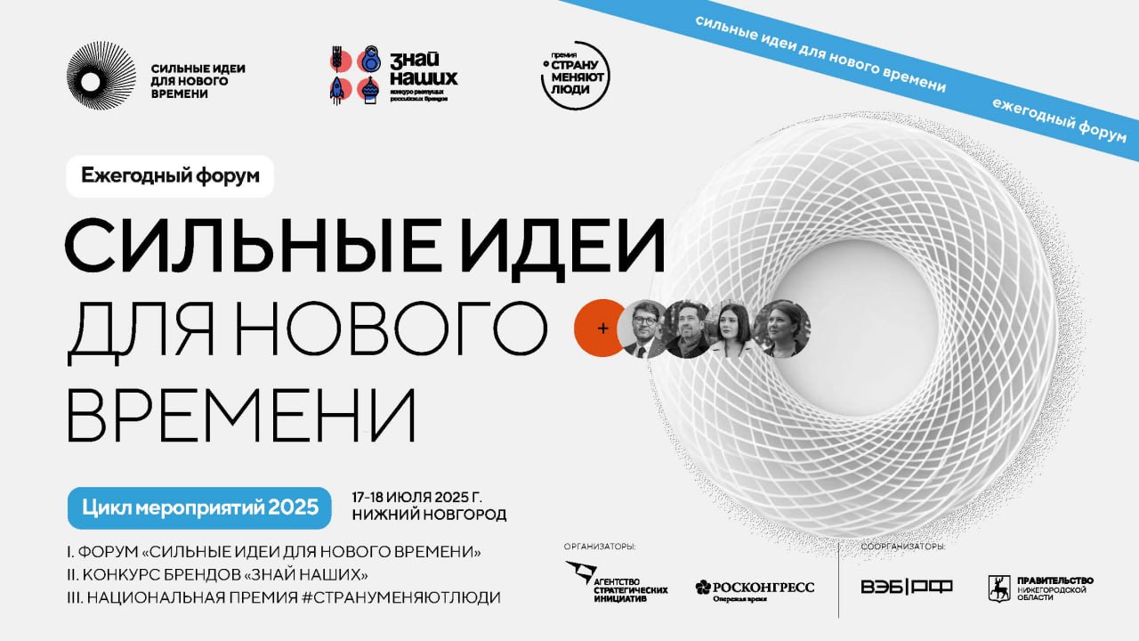 Агентство стратегических инициатив (АСИ) и Фонд Росконгресс при поддержке ВЭБ.РФ запускают третий сезон конкурса растущих российских брендов «Знай наших».