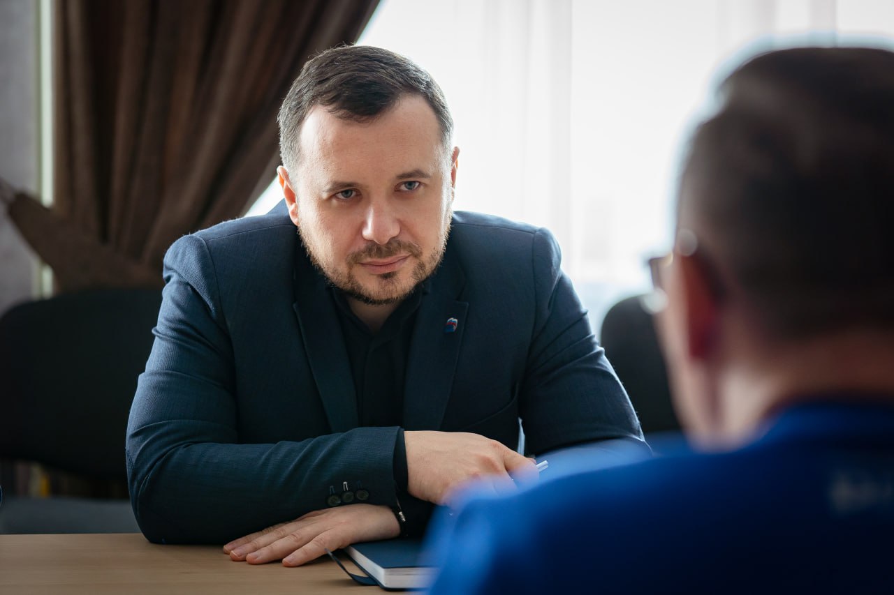 Антон Тицкий встретился с Советником Главы Республики Марий Эл Евгением Кузьминым в рамках его рабочего визита в подшефный Куйбышевский муниципальный округ Запорожской области..