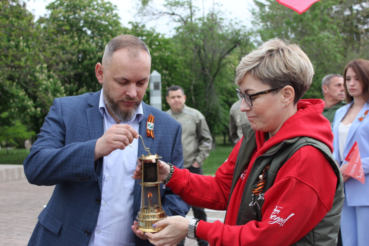 Огонь Памяти добрался до пгт Куйбышево.